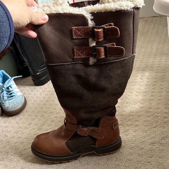 Pajar Brown and Dark Gray Women\'s Winter Boots